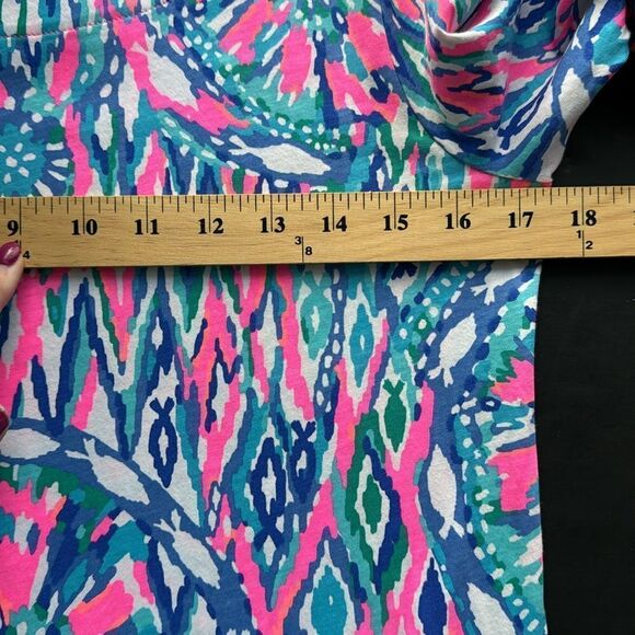 Lilly Pulitzer Size Small 3/4 Sleeve Bay Dress Tiki Pink in Shake It Up Print - Picture 13 of 16